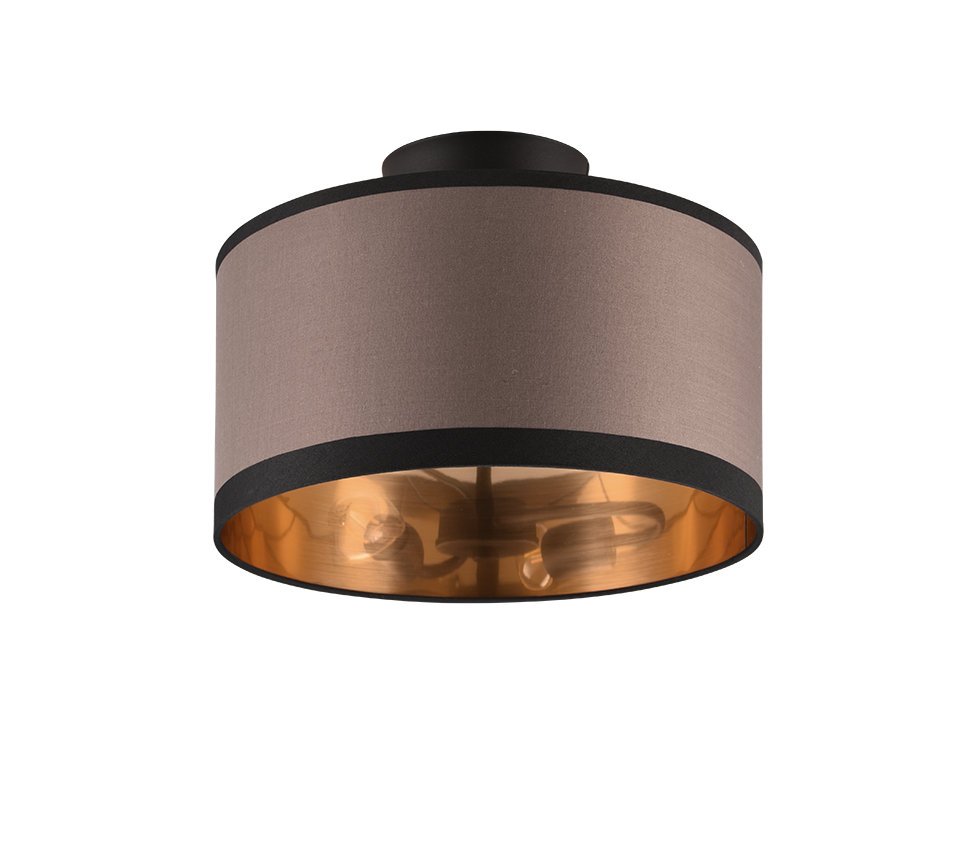DAVOS | Ceiling lamp | Black mat | Metal