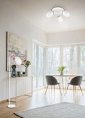 BIDAR | Ceiling lamp | White mat | Metal
