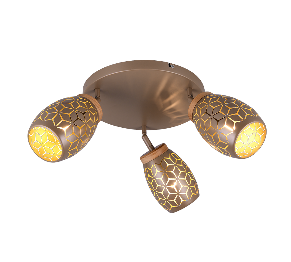 BIDAR | Ceiling lamp | Coffee | Metal