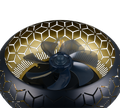 BIDAR | Ventilator | Schwarz-Gold | Metal