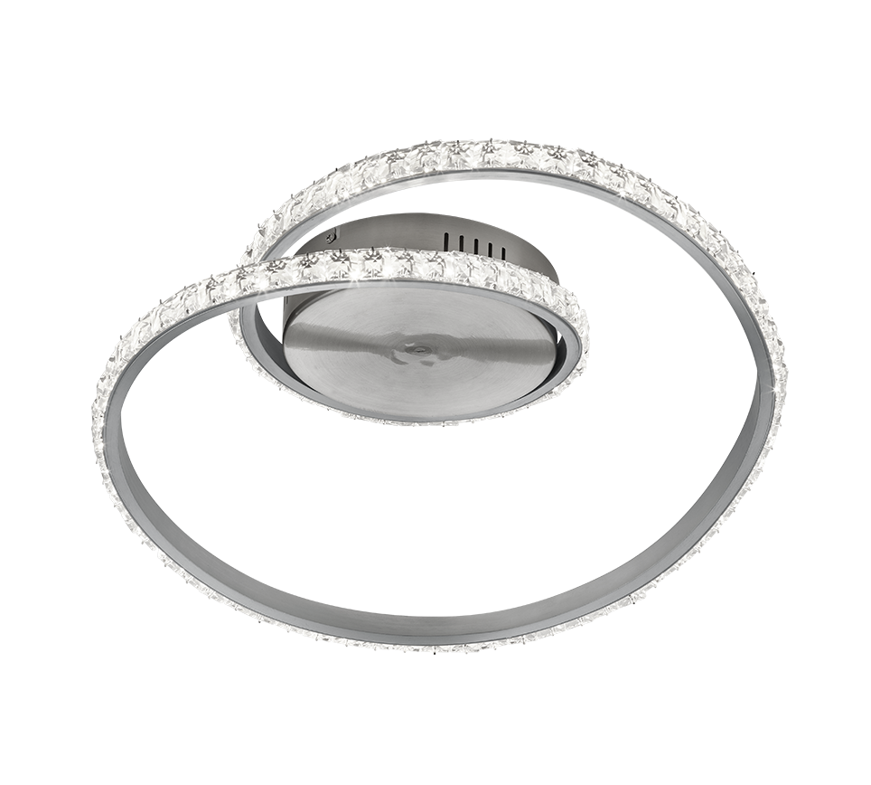 RUBIN | Ceiling lamp | Brushed aluminium | Metal