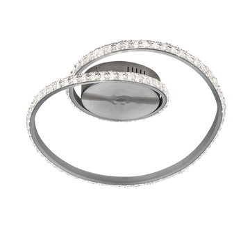RUBIN | Ceiling lamp | Brushed aluminium | Metal