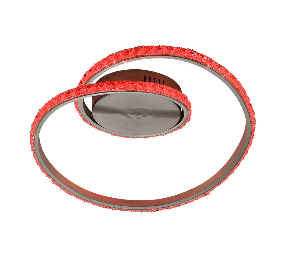 RUBIN | Ceiling lamp | Brushed aluminium | Metal