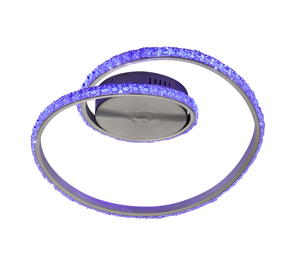 RUBIN | Ceiling lamp | Brushed aluminium | Metal