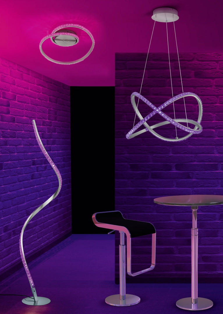 RUBIN | Ceiling lamp | Brushed aluminium | Metal