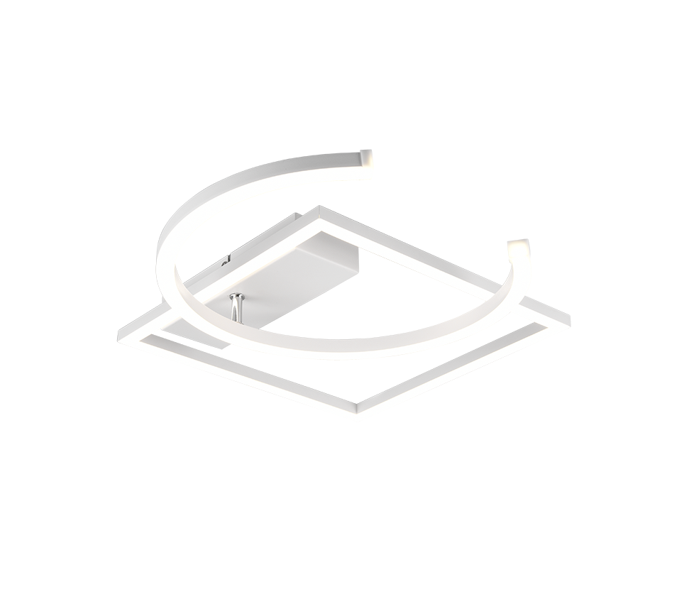 PIVOT | Ceiling lamp | White mat | Metal
