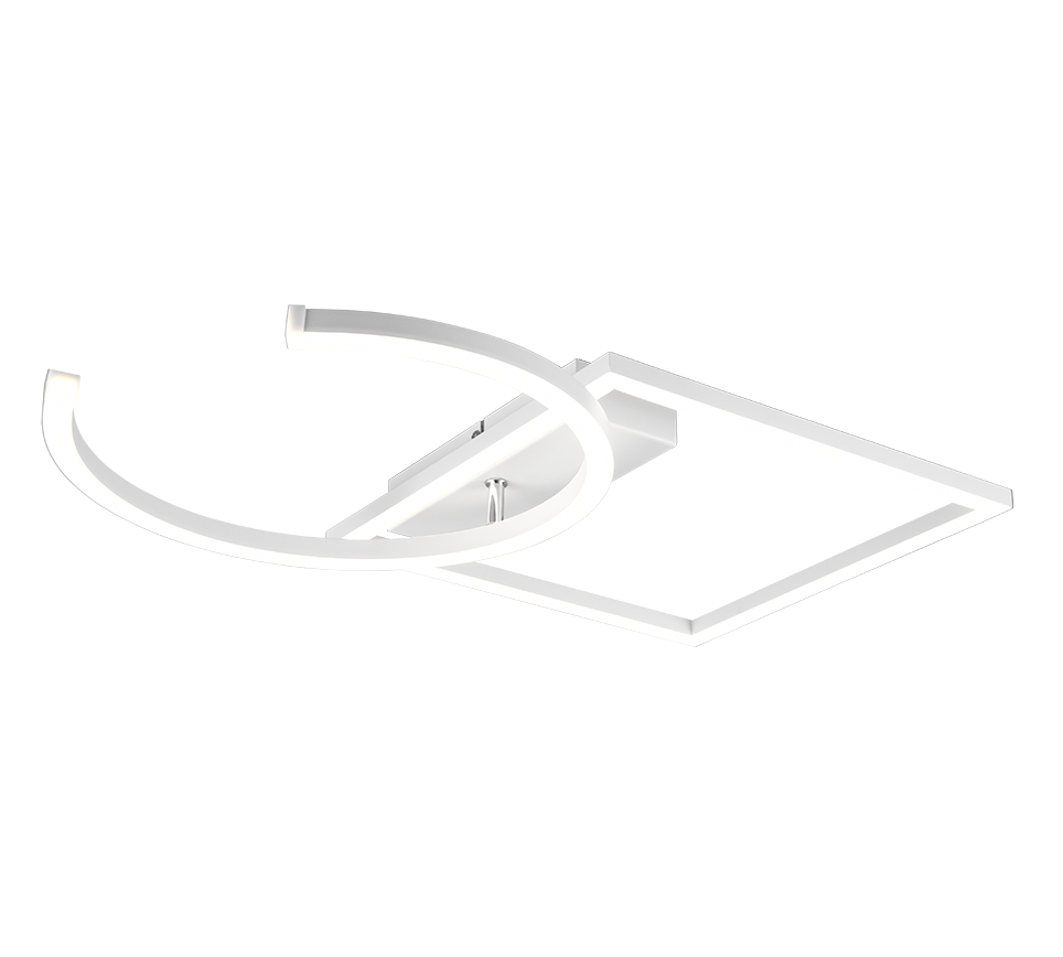 PIVOT | Ceiling lamp | White mat | Metal