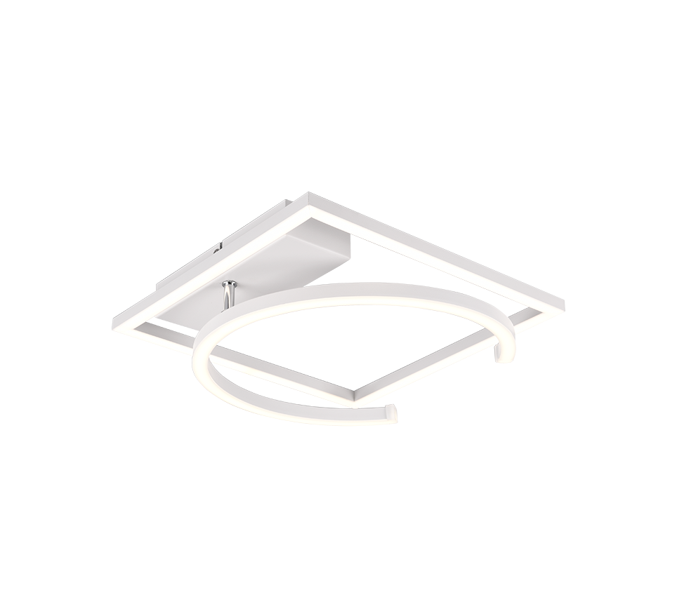 PIVOT | Ceiling lamp | White mat | Metal