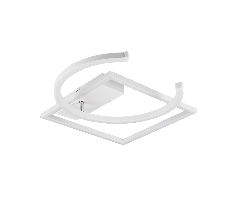 PIVOT | Ceiling lamp | White mat | Metal