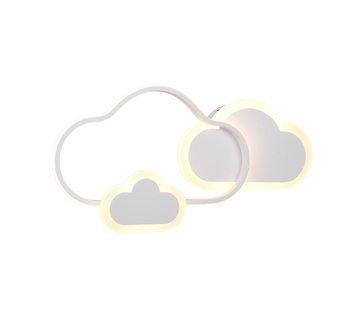 CLOUDY | Ceiling lamp | White mat | Metal