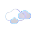 CLOUDY | Ceiling lamp | White mat | Metal