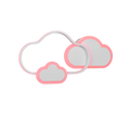 CLOUDY | Ceiling lamp | White mat | Metal