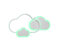 CLOUDY | Ceiling lamp | White mat | Metal