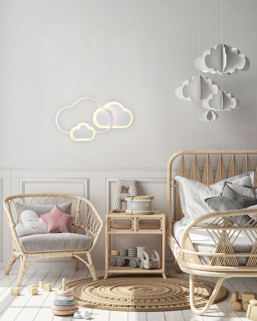 CLOUDY | Ceiling lamp | White mat | Metal