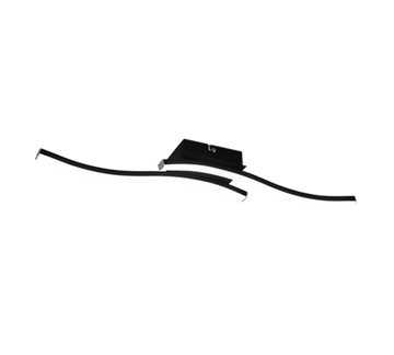 ROUTE | Ceiling lamp | Black mat | Metal