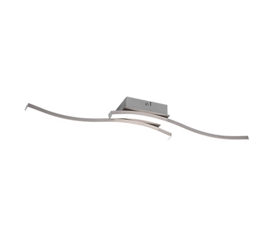 ROUTE | Ceiling lamp | Nickel mat | Metal