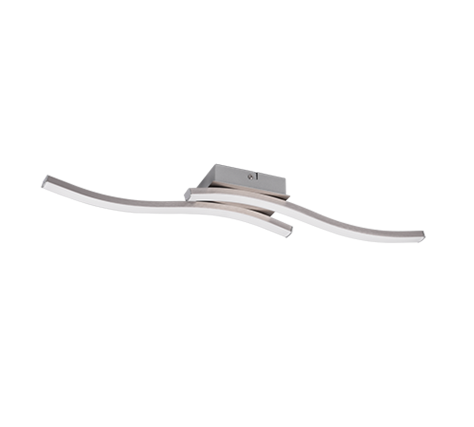 ROUTE | Ceiling lamp | Nickel mat | Metal