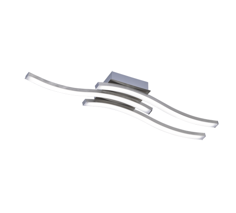 ROUTE | Ceiling lamp | Nickel mat | Metal