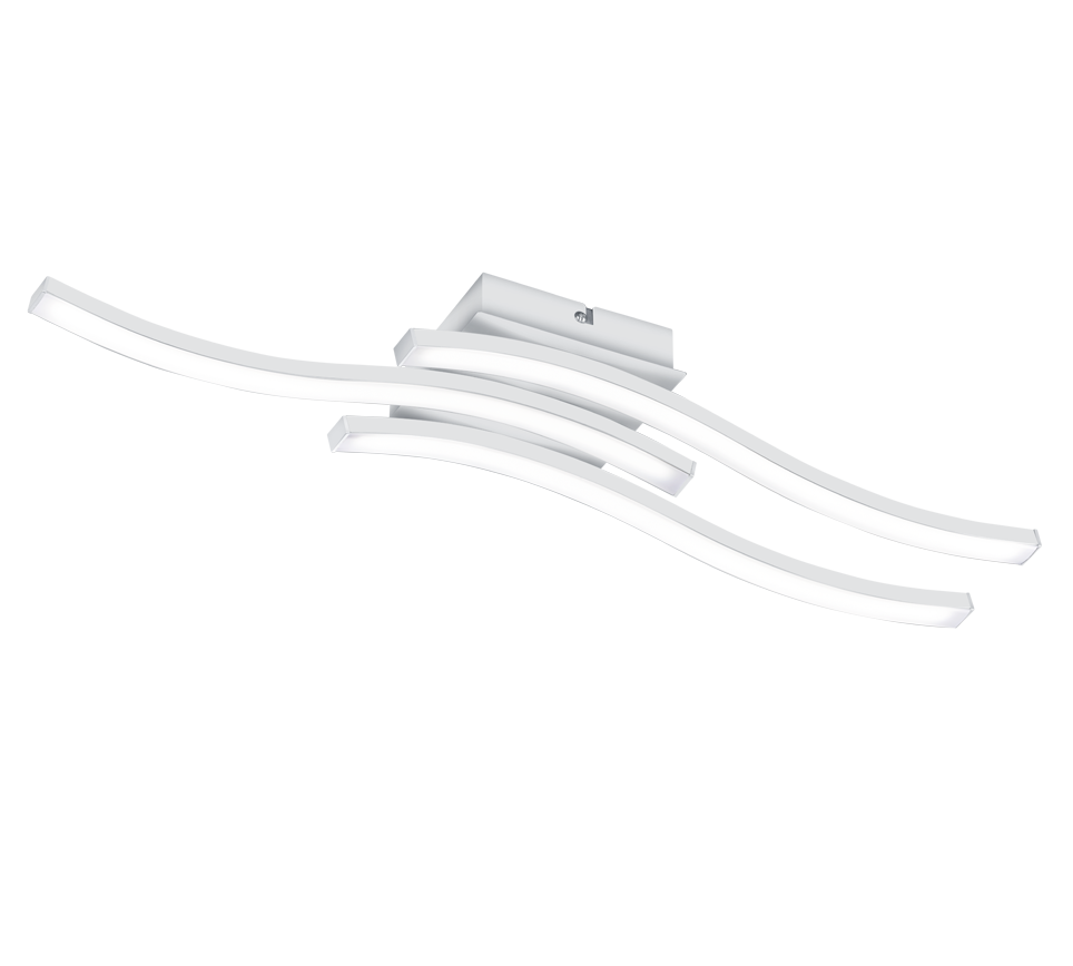 ROUTE | Ceiling lamp | White mat | Metal