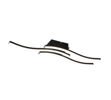 ROUTE | Ceiling lamp | Black mat | Metal