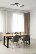 ROUTE | Ceiling lamp | Black mat | Metal