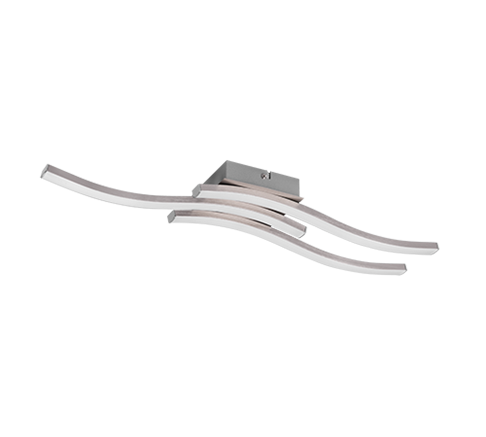 ROUTE | Ceiling lamp | Nickel mat | Metal