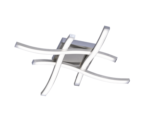 ROUTE | Ceiling lamp | Nickel mat | Metal