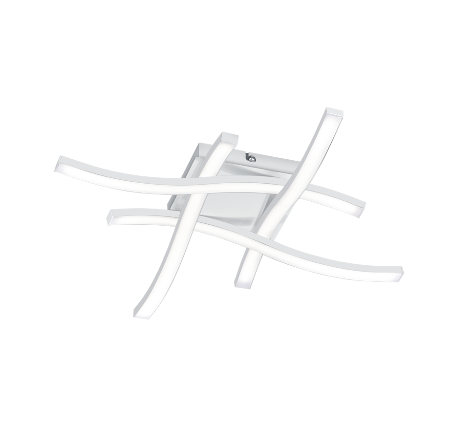 ROUTE | Ceiling lamp | White mat | Metal