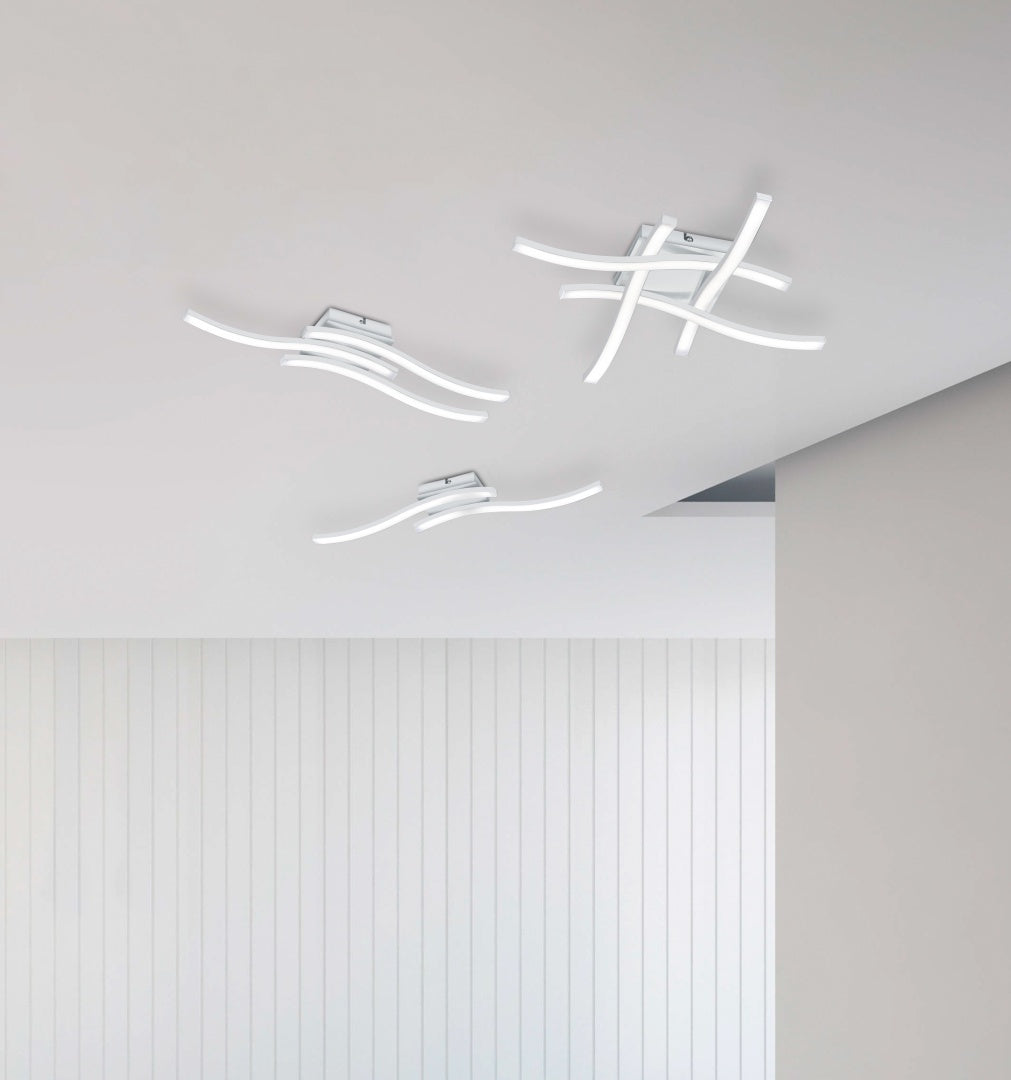 ROUTE | Ceiling lamp | White mat | Metal