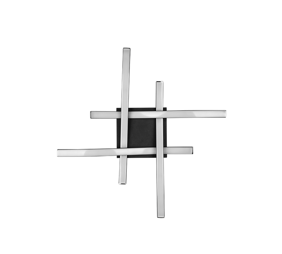 ROUTE | Ceiling lamp | Black mat | Metal