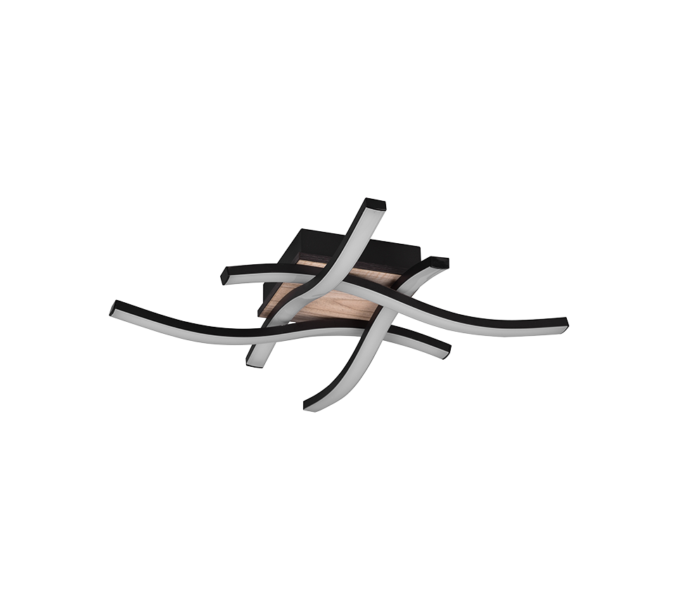 ROUTE | Ceiling lamp | Wood imitation | MDF