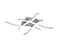 ROUTE | Ceiling lamp | Nickel mat | Metal