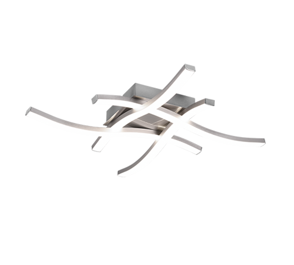 ROUTE | Ceiling lamp | Nickel mat | Metal