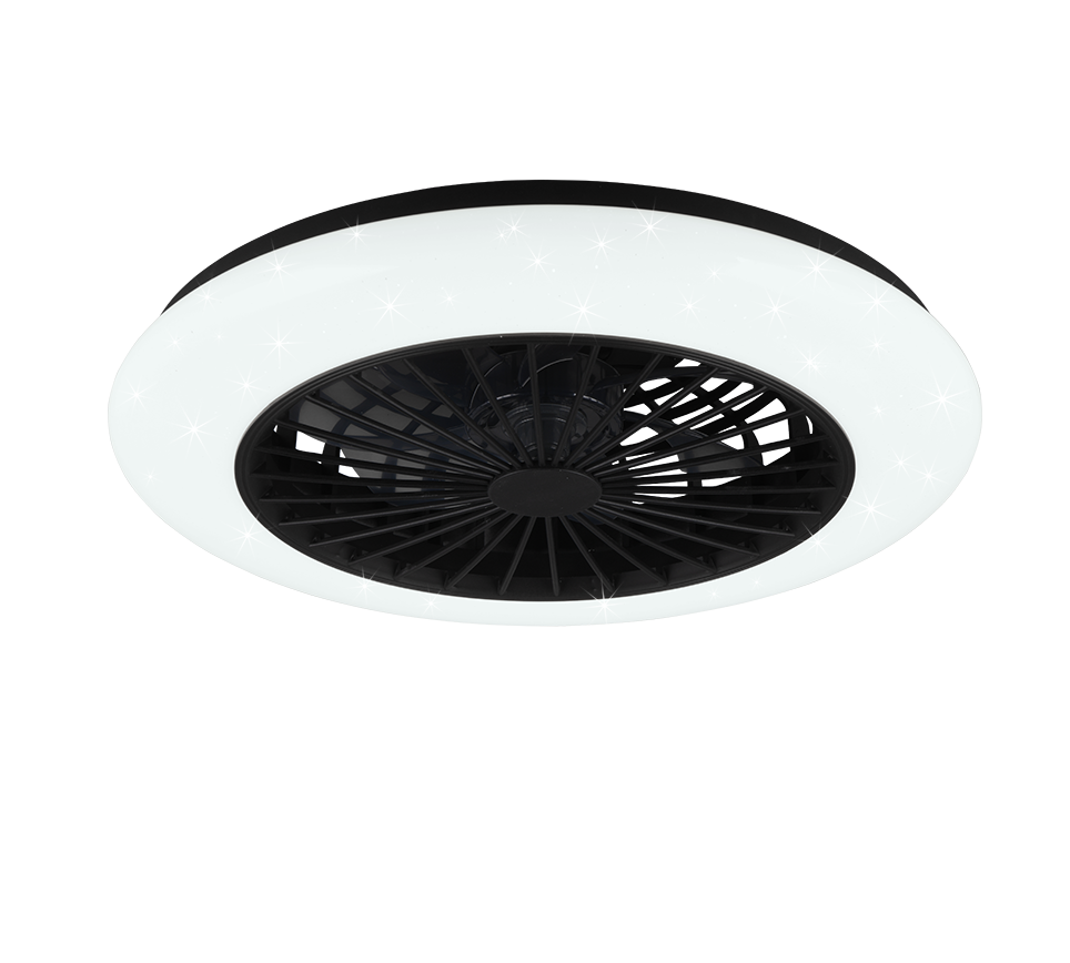 STRALSUND | Ventilator | Black mat | Plastic
