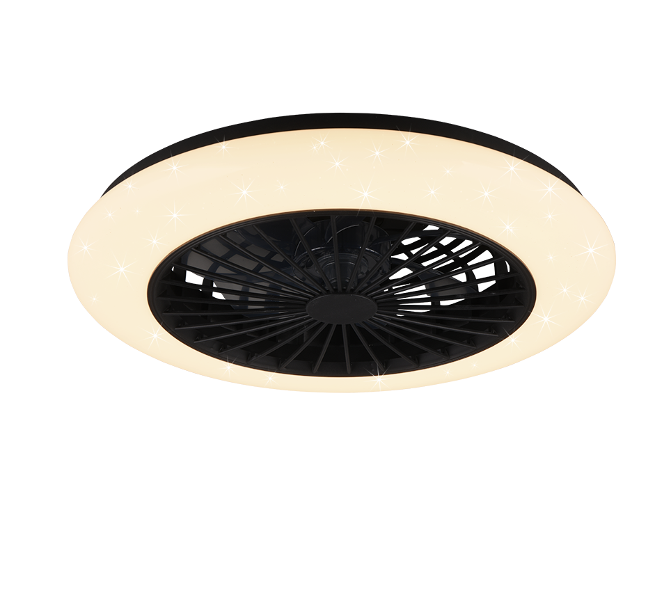 STRALSUND | Ventilator | Black mat | Plastic