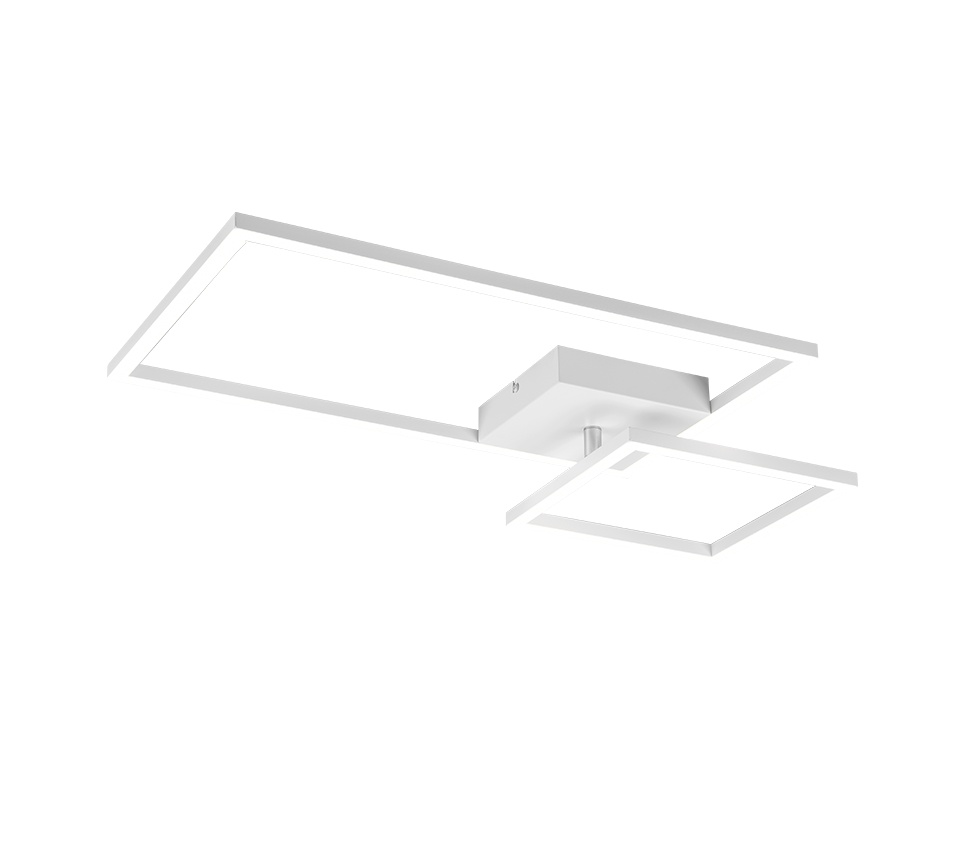 PADELLA | Ceiling lamp | White mat | Metal