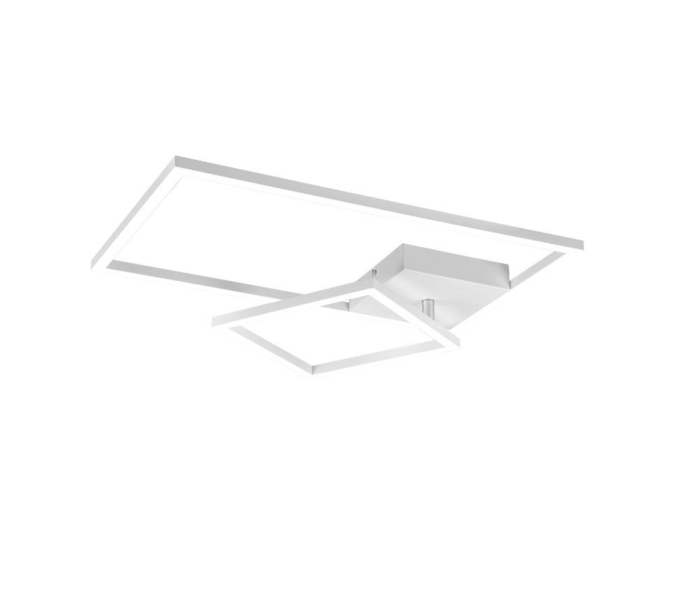 PADELLA | Ceiling lamp | White mat | Metal
