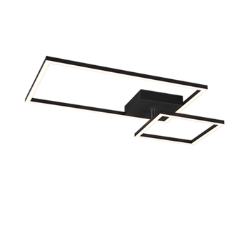 PADELLA | Ceiling lamp | Black mat | Metal