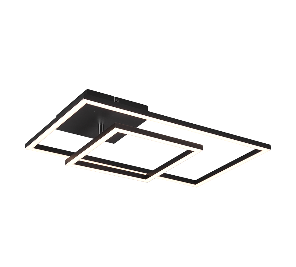 PADELLA | Ceiling lamp | Black mat | Metal