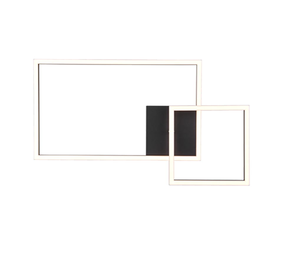PADELLA | Ceiling lamp | Black mat | Metal