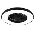 HALMSTAD | Ventilator | Black mat | Plastic