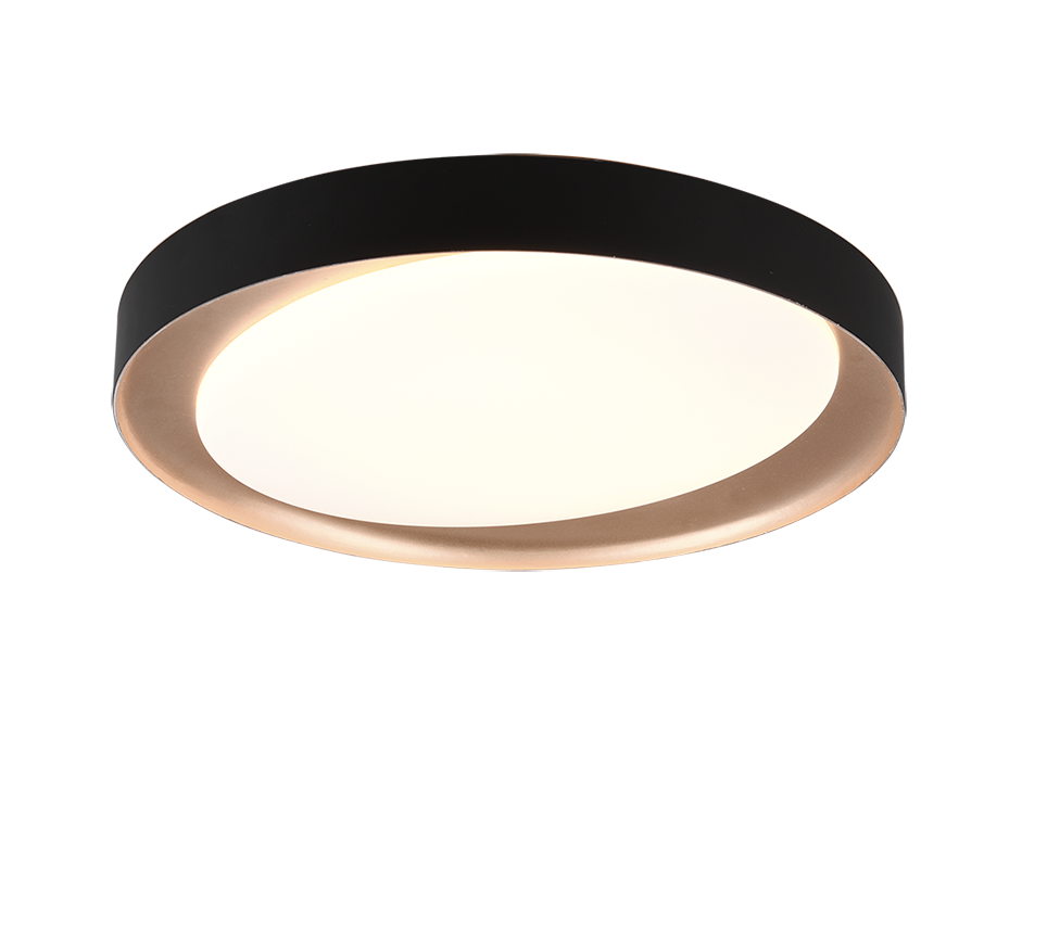ZETA | Ceiling lamp | Black | Plastic