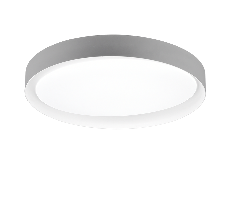ZETA | Ceiling lamp | Grey | Plastic