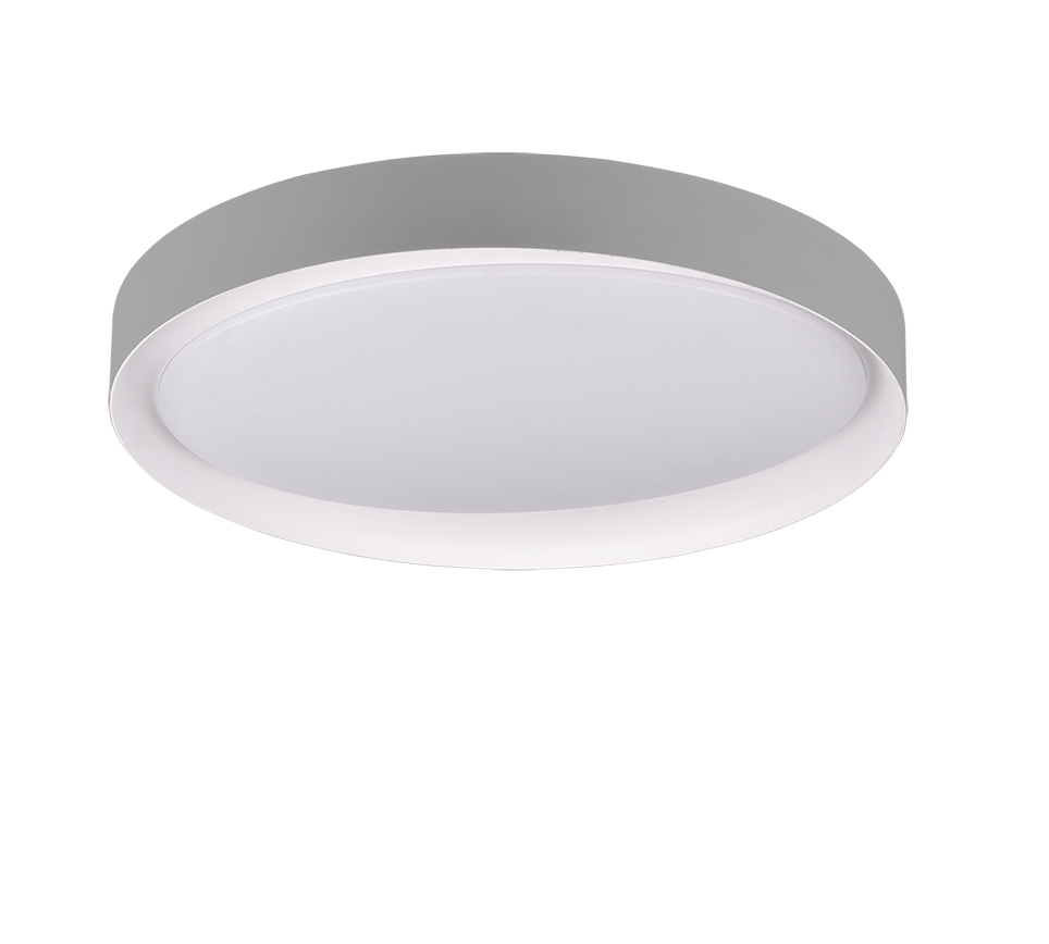 ZETA | Ceiling lamp | Grey | Plastic