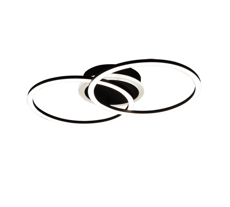 VENIDA | Ceiling lamp | Black mat | Metal