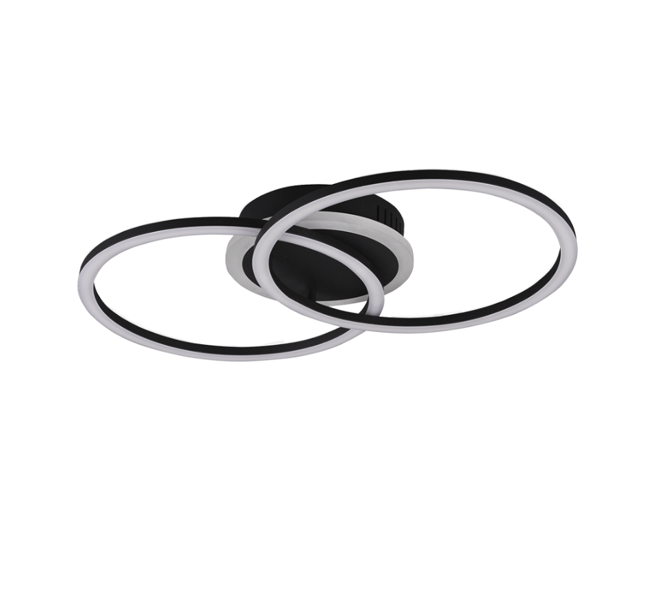 VENIDA | Ceiling lamp | Black mat | Metal