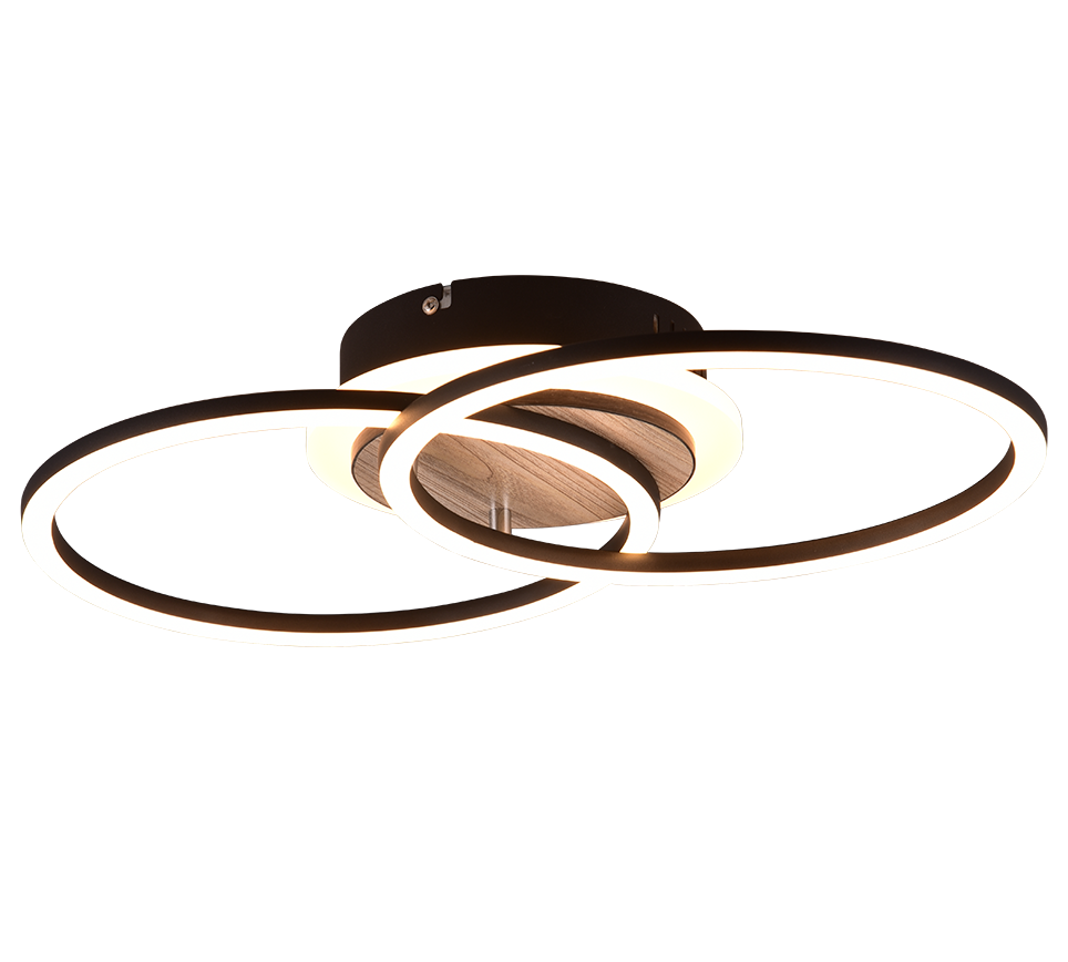 GIRO | Ceiling lamp | Wood imitation | MDF