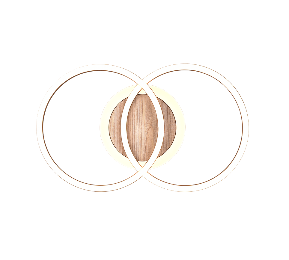 GIRO | Ceiling lamp | Wood imitation | MDF