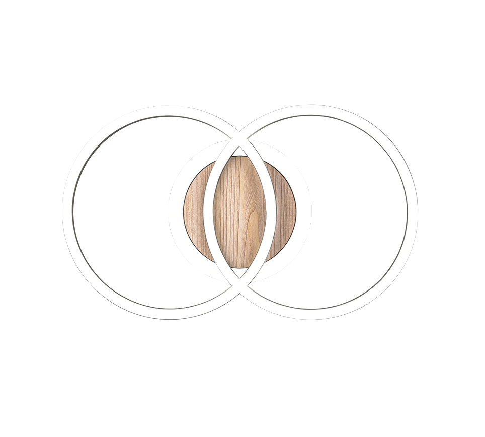 GIRO | Ceiling lamp | Wood imitation | MDF