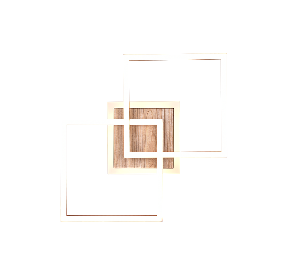 GIRO | Ceiling lamp | Wood imitation | MDF